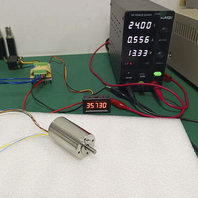 30mm Coreless BLDC κινητήρας 448.9W 162.6N.m 26349RPM 24V 48V