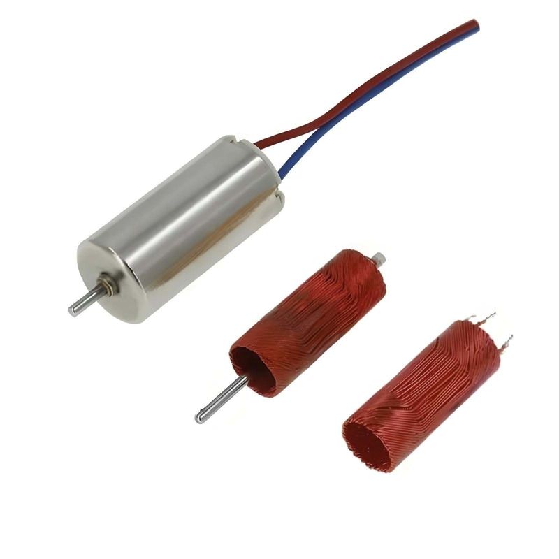 DC υψηλής ταχύτητας βούρτσιστής κινητήρας 8mm 0.3mNm 8620rpm 2.4V Σταθερή λειτουργία